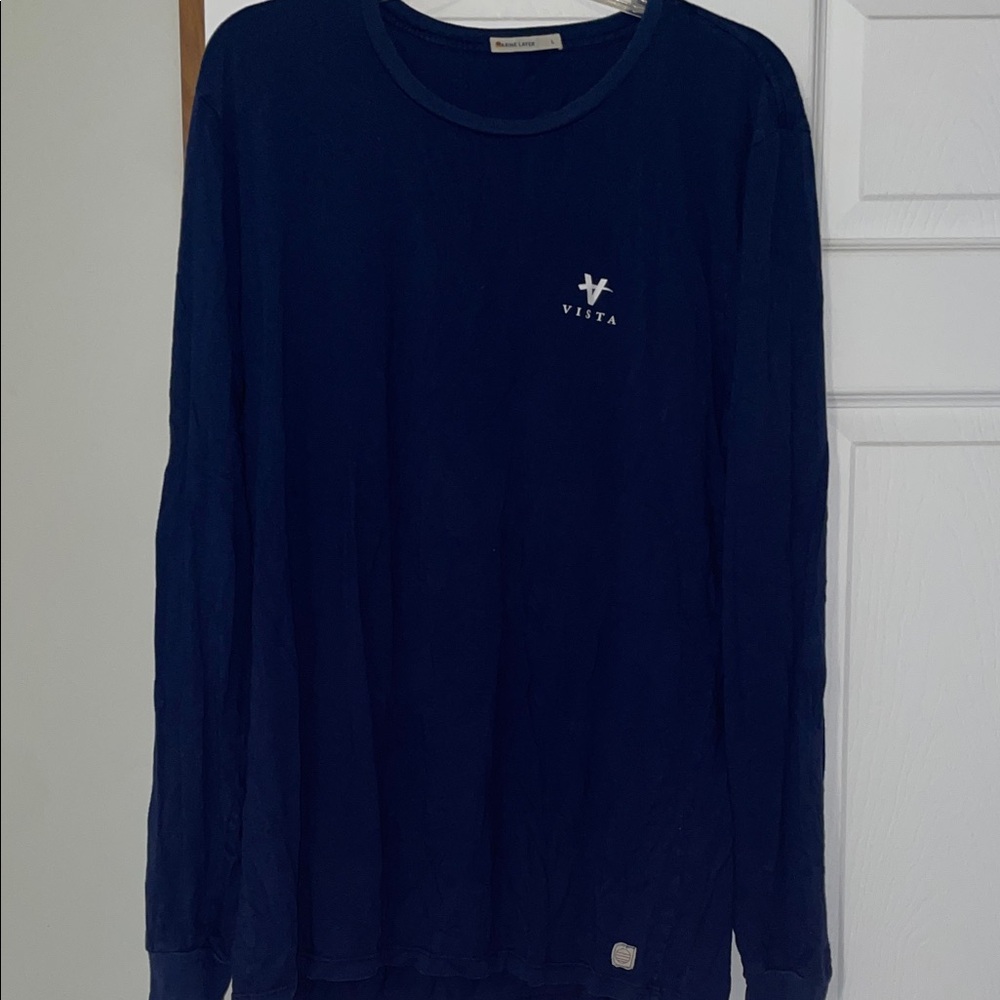 Marine Layer Navy Long Sleeve Tee